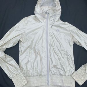 Nike Silver Rain Jacket